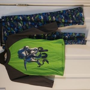 Max and Olivia size 8/10 dino pjs